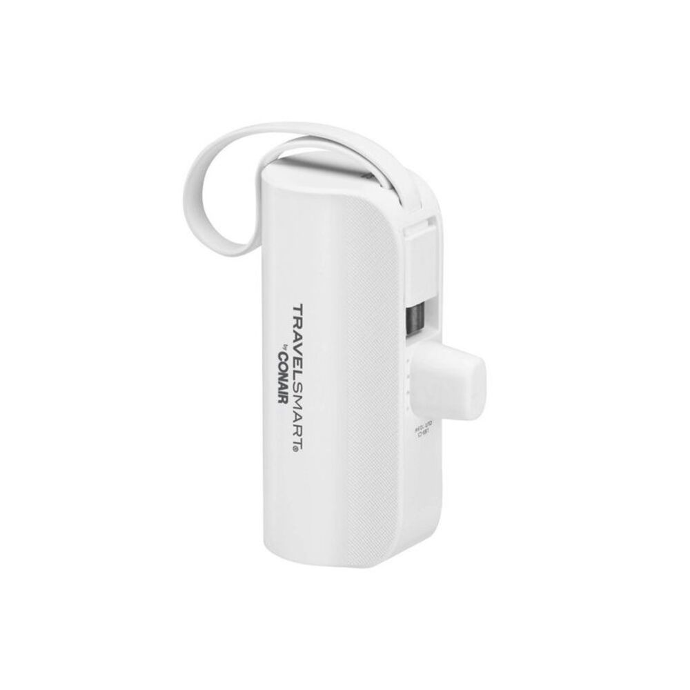 Travel Smart -  Phone Stand 5000mAh Power Bank: Built White